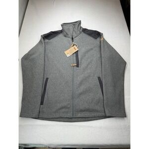 Fjallraven Men's Buck Fleece Jacket Grey Melange Size XL New With Tags $170 ORG